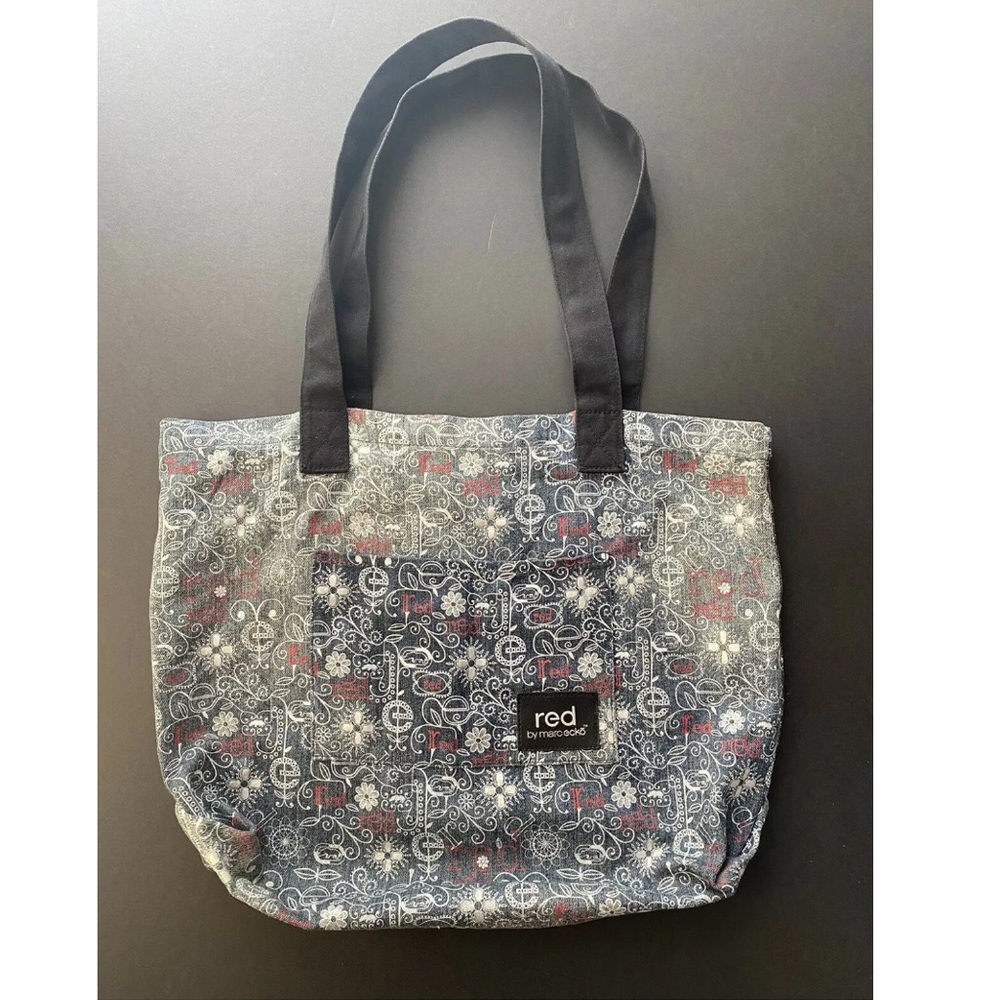 Red By Marc Eckō Bag Faded Demin Print Tote Bag